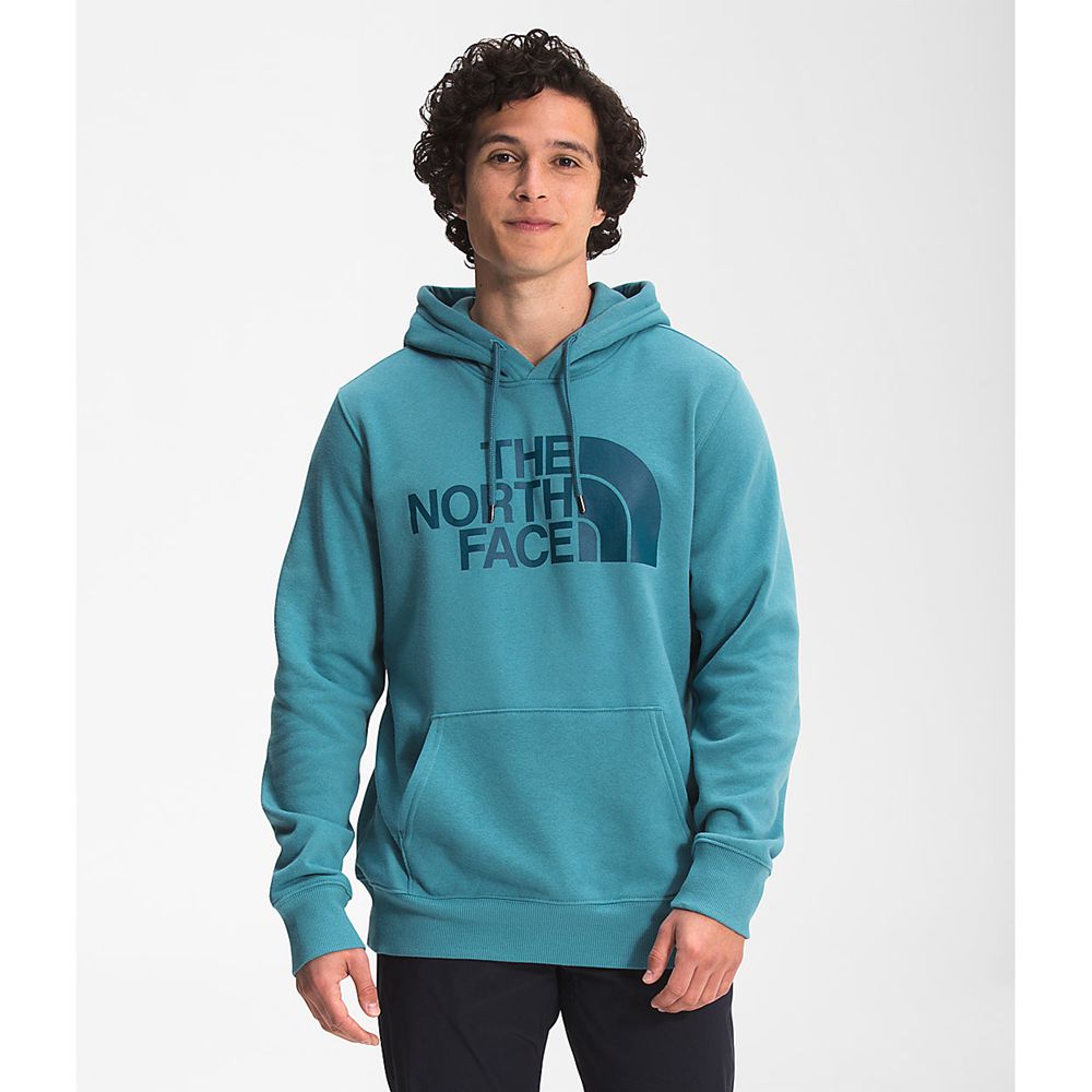 The North Face Hoodie Mens Australia - The North Face Half Dome Pullover Blue (LAF-503687)